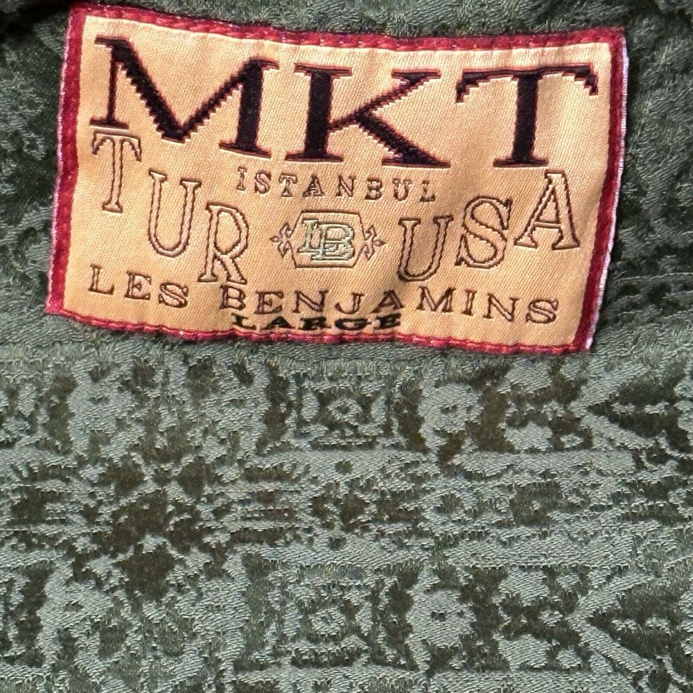 Market Studios x LES BENJAMINS REVERSIBLE RUG JACKET Large Mens NWOT - Picture 8 of 9